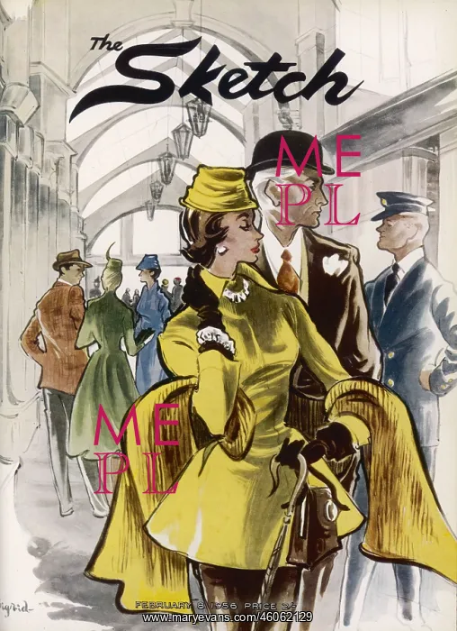 : The Sketch front cover 1956 : The Sketch front cover 1956