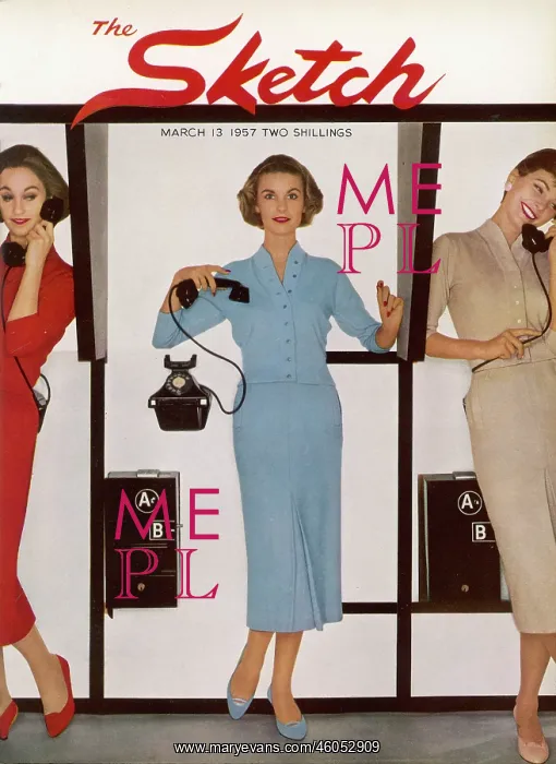 : The Sketch front cover, 1957 : The Sketch front cover, 1957