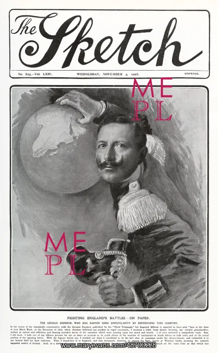 : Sketch cover - Wilhelm II : Sketch cover - Wilhelm II