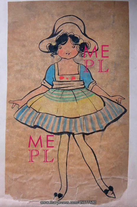 : Sketch of a doll