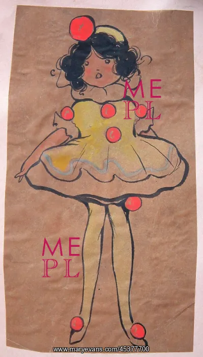  : Sketch of a doll