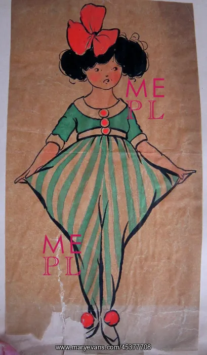  : Sketch of a doll