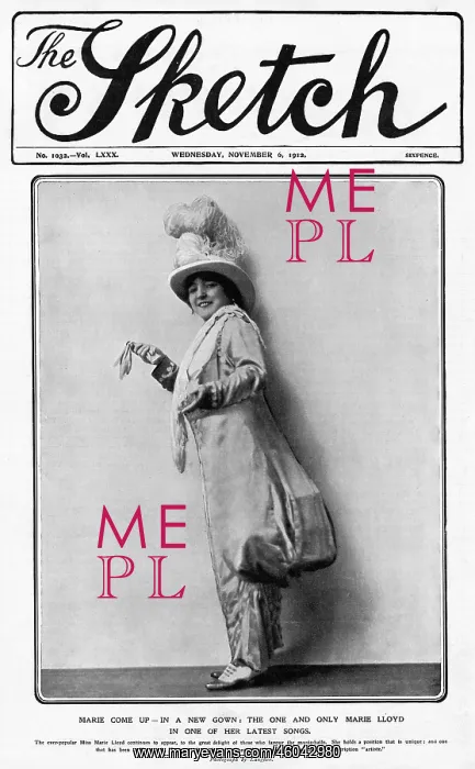 : Front of the Sketch featuring Marie Lloyd : Front of the Sketch featuring Marie Lloyd