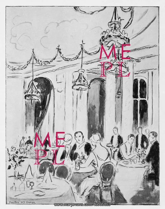  : Sketch of the interior of the Ritz, 1926