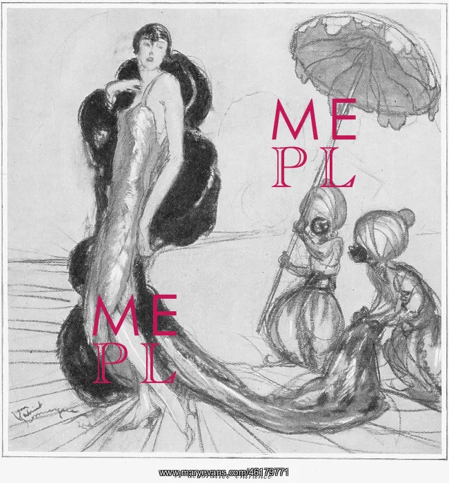 : A sketch by Jean Gabriel Domergue : A sketch by Jean Gabriel Domergue