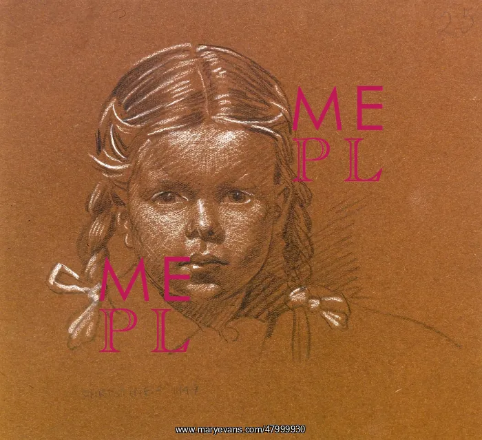  : Sketch of a little girl