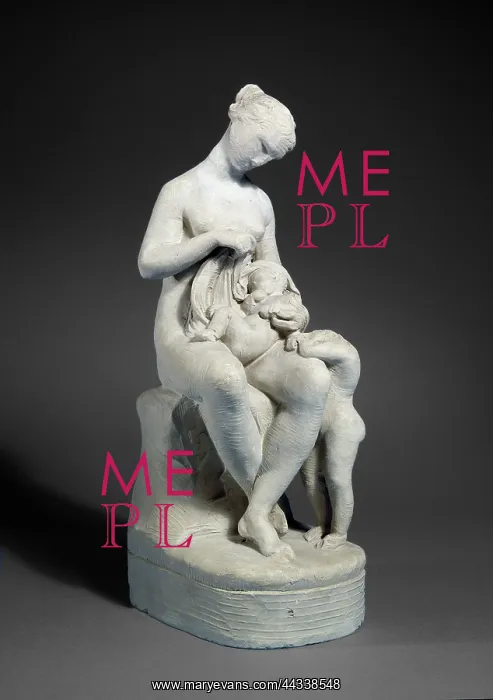 : Sketch model for a statue of Mrs Dorothy Jordan with her Chi : Sketch model for a statue of Mrs Dorothy Jordan with her Chi