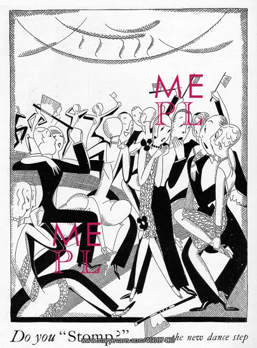  : A sketch of the new dance craze called The Stomp (1927)