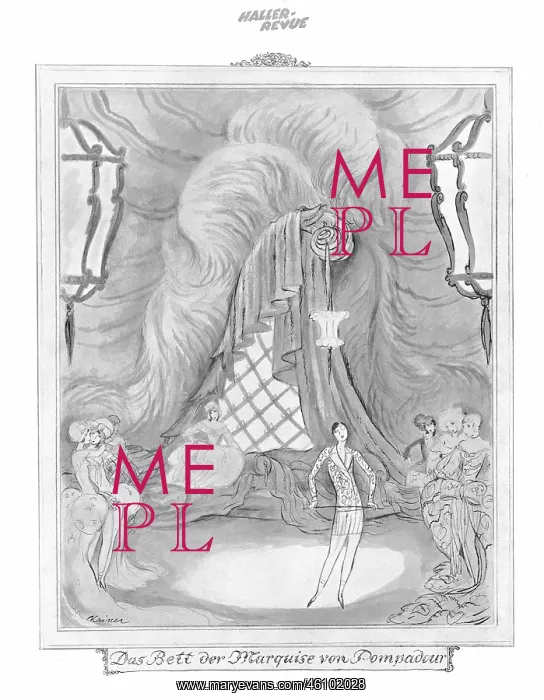 : A sketch representing the scene the Marquis of Pompadeur : A sketch representing the scene the Marquis of Pompadeur