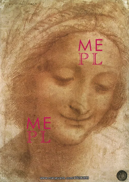 : Sketch of Saint Anne, by Leonardo da Vinci : Sketch of Saint Anne, by Leonardo da Vinci