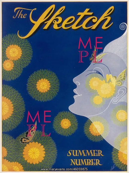 : The Sketch Summer Number front cover, 1933 : The Sketch Summer Number front cover, 1933