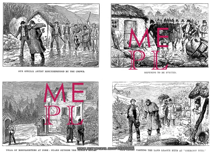 : Sketches of the evictions in Ireland 1886 : Sketches of the evictions in Ireland 1886