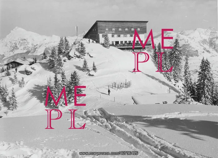 : Ski area in Kitzbuhel 1963 : Ski area in Kitzbuhel 1963