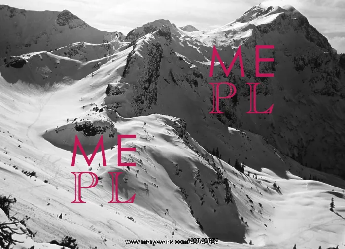 : Ski descent from the Hochplatte, around 1930 : Ski descent from the Hochplatte, around 1930