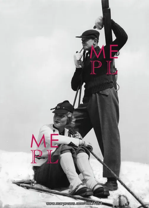 : Ski fashion in the 1930s : Ski fashion in the 1930s