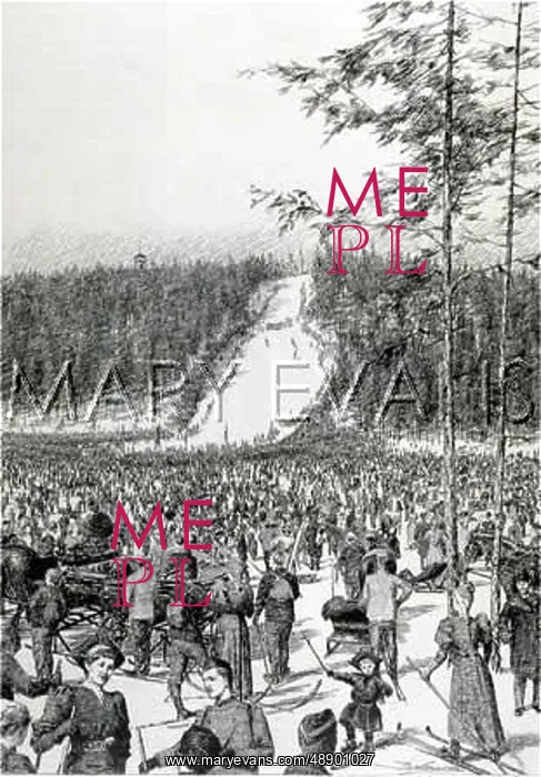 : SKI RACE IN OSLO 1895 : SKI RACE IN OSLO 1895