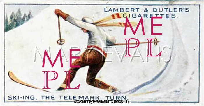 : SKI TELEMARK TURN 1914 : SKI TELEMARK TURN 1914