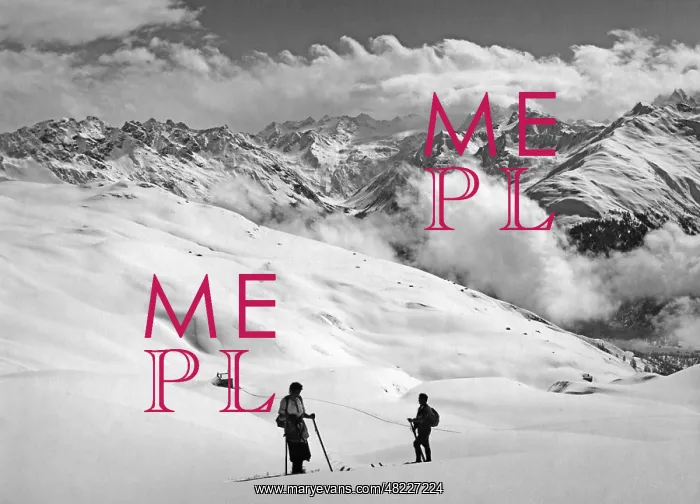 : Skier near Arosa : Skier near Arosa