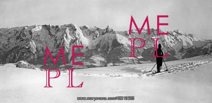 : Skier in the Salzburger Land, 1939 : Skier in the Salzburger Land, 1939
