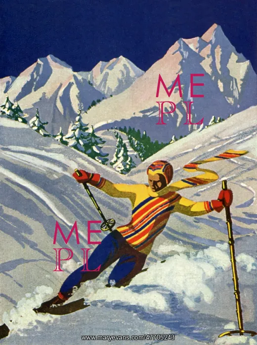  : Skier on Slope