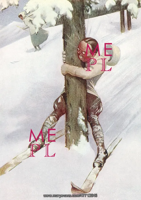 : Skier Stops Tree with Body