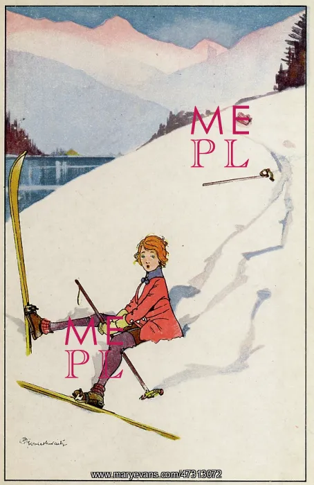  : SKIER TUMBLES
