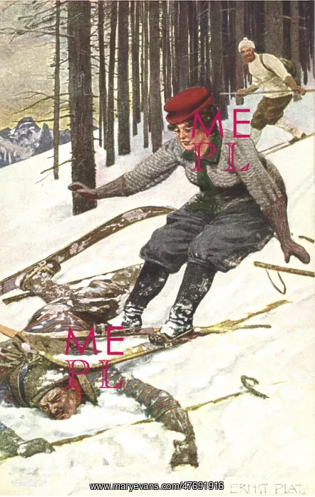  : Skiers Colliding