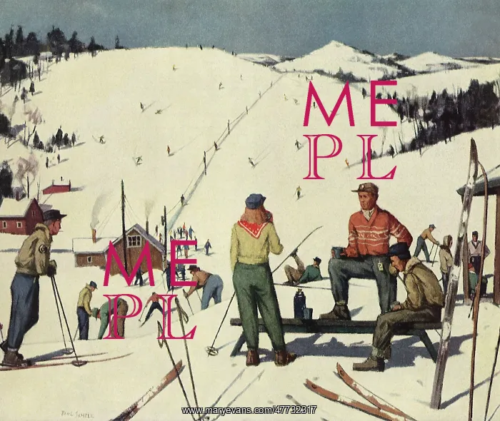  : Skiers at Resort