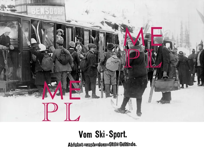 : Skiing, 1917 : Skiing, 1917