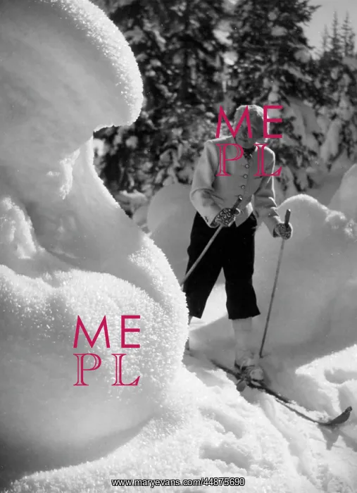 : SKIING BY A SNOWDRIFT : SKIING BY A SNOWDRIFT