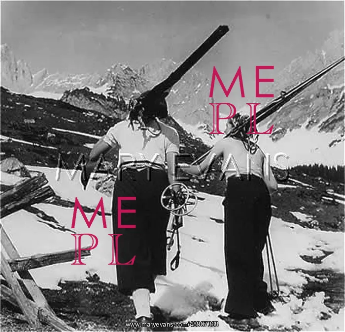 : SKIIS ON SHOULDERS : SKIIS ON SHOULDERS