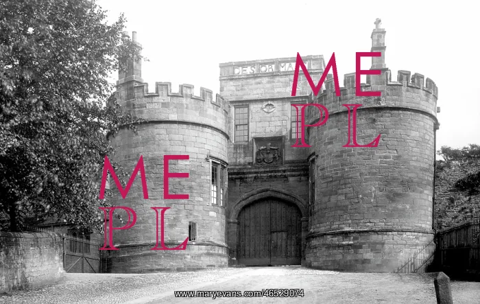  : Skipton, the Castle, Entrance Gate 1888
