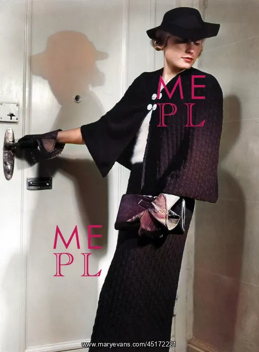 : SKIRT & CAPE SUIT 1930S : SKIRT & CAPE SUIT 1930S