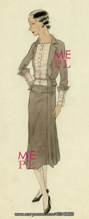 : Skirt and jacket 1930s : Skirt and jacket 1930s
