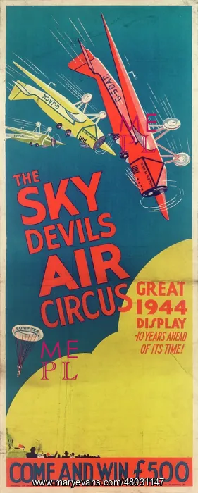 : The Sky Devils Air Circus Poster : The Sky Devils Air Circus Poster
