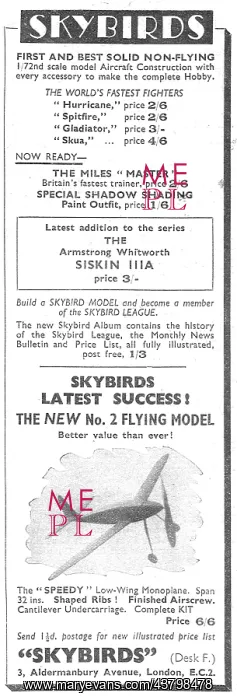  : Skybirds Model Aircraft