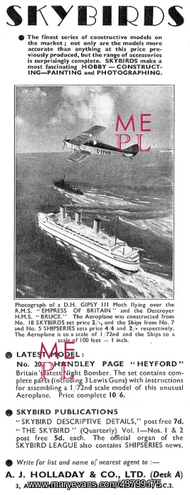  : Skybirds Publications: The Skybird