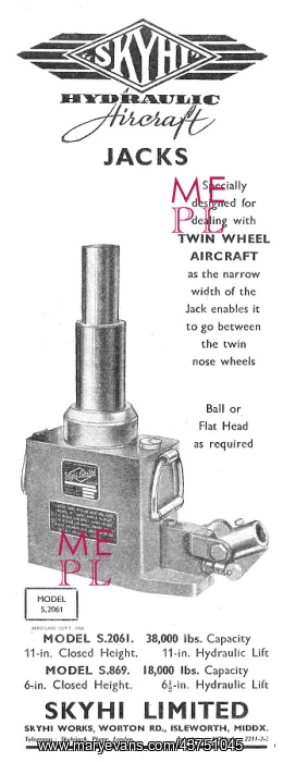 : Skyhi Model S.2061 Hydraulic Aircraft Jack : Skyhi Model S.2061 Hydraulic Aircraft Jack