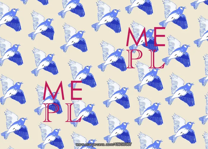 : Skylark in flight repeating pattern : Skylark in flight repeating pattern