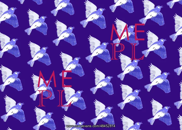 : Skylark in flight repeating pattern : Skylark in flight repeating pattern