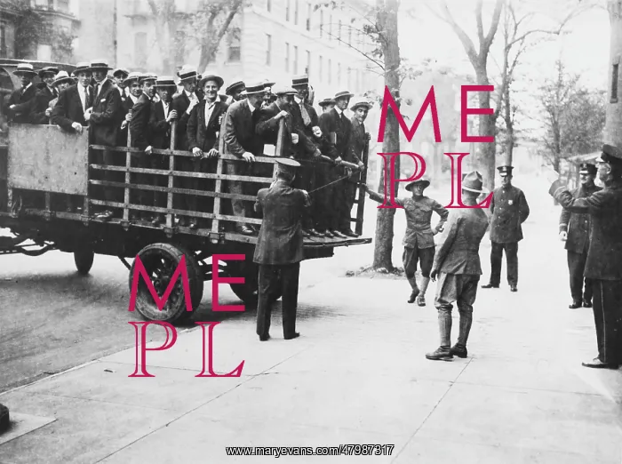 : Slacker raids, New York, 1918 : Slacker raids, New York, 1918