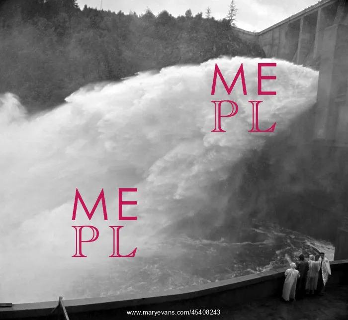 : Slapy dam - excess water shoots out : Slapy dam - excess water shoots out
