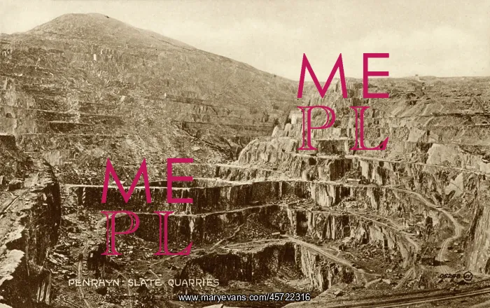 : Slate Quarries - Penrhyn, Wales : Slate Quarries - Penrhyn, Wales