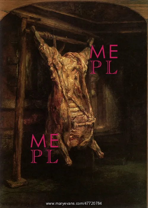 : Slaughtered Ox, by Rembrandt : Slaughtered Ox, by Rembrandt