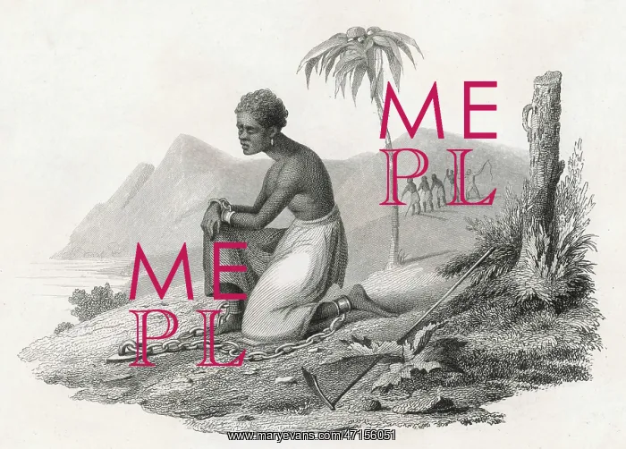  : Slave in chains in the West Indies