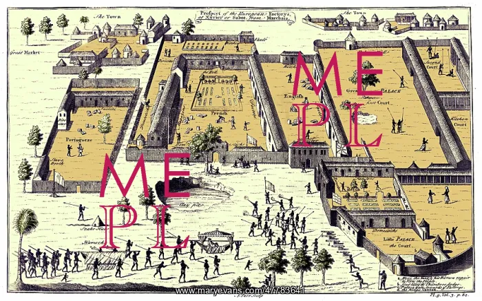 : Slave Compound, Gulf of Guinea, 1746 : Slave Compound, Gulf of Guinea, 1746