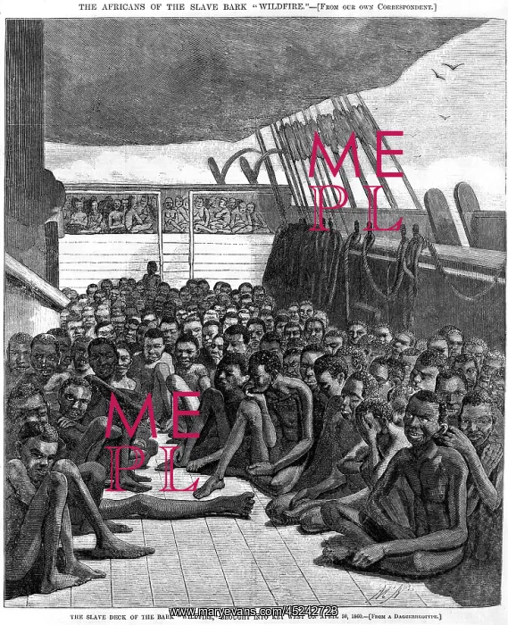: The slave deck of the ship Wildfire, captured ? : The slave deck of the ship Wildfire, captured ?