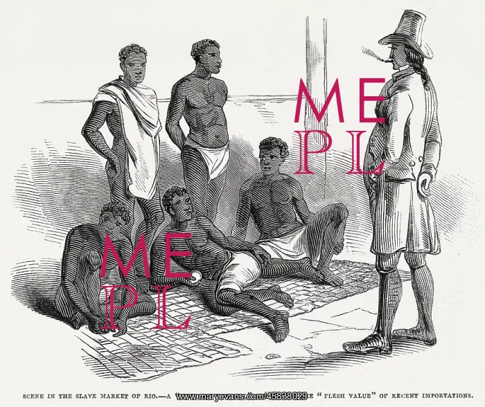 : Slave Market of Rio 1846 : Slave Market of Rio 1846