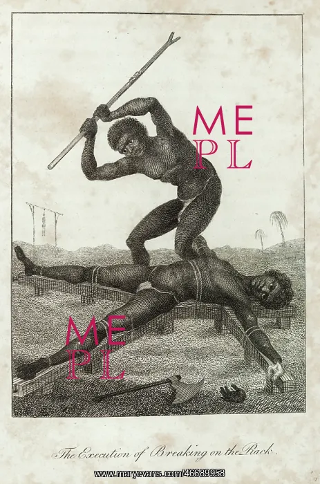 : A slave named Neptune being broken on the rack : A slave named Neptune being broken on the rack