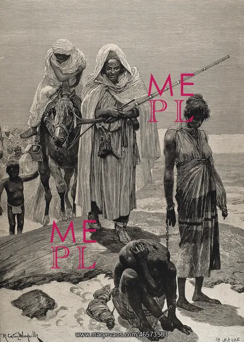 : Slave traders returning to Timbuktu in the route : Slave traders returning to Timbuktu in the route